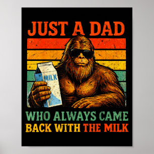 Poster Papai Pé Grande que Voltou com o Leite