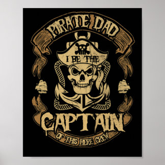 Poster Papai Pirata Seja O Capitão Dia dos Pais