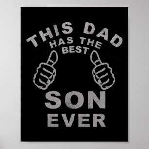 Poster Papai Tem O Melhor Filho Do Mundo Presente Do Dia 
