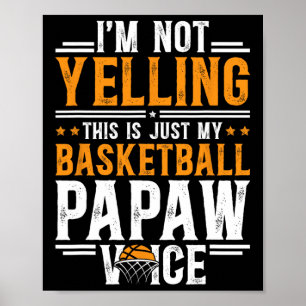 Poster Papai Voz de Sketll do Jogador de Sketll Papai
