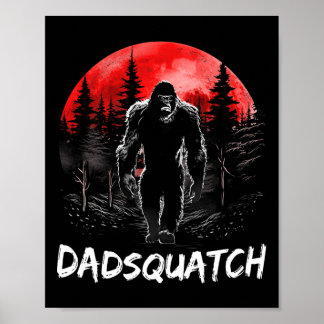 Poster Papaiquatch Divertido Bigfoot Papai Sasquatch Yeti