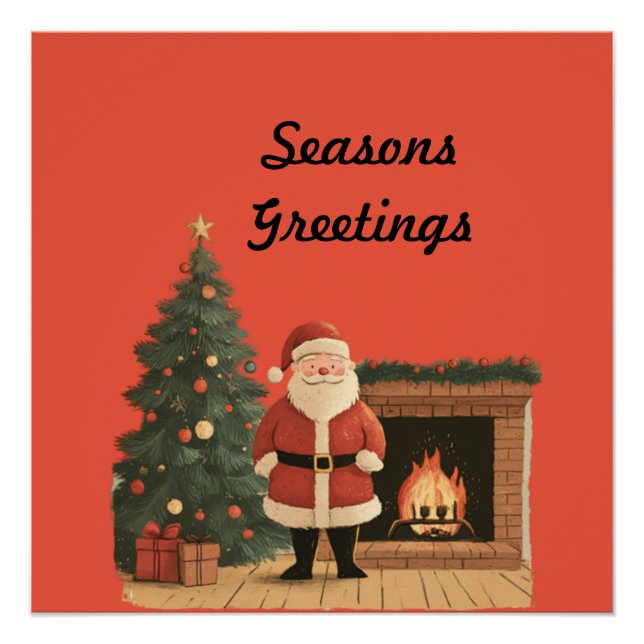 Póster Papais noeis (Frente)