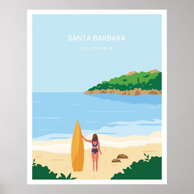 Poster Papais noeis Barbara Beach (Frente)