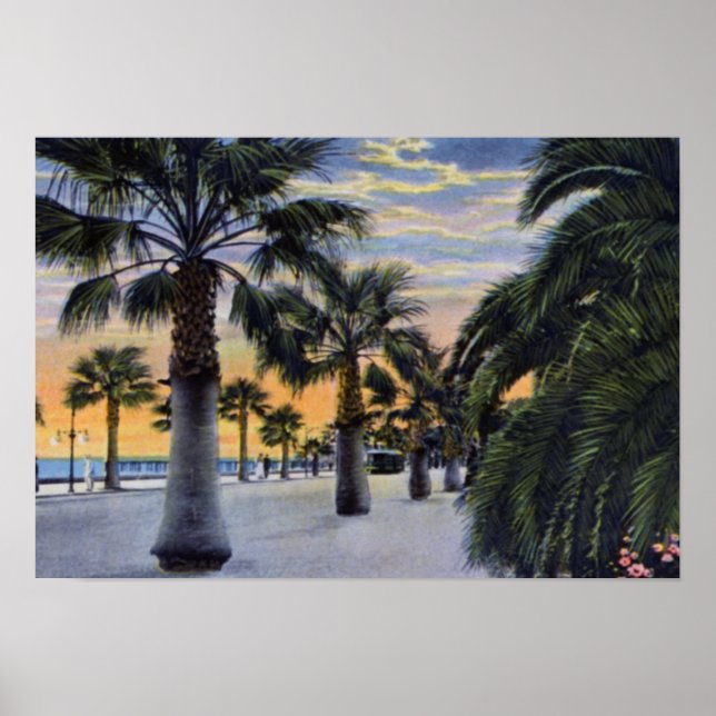 Póster Papais noeis Barbara California Seaside Boulevard (Frente)