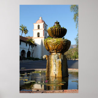 Poster Papais noeis Barbara Mission Fountain