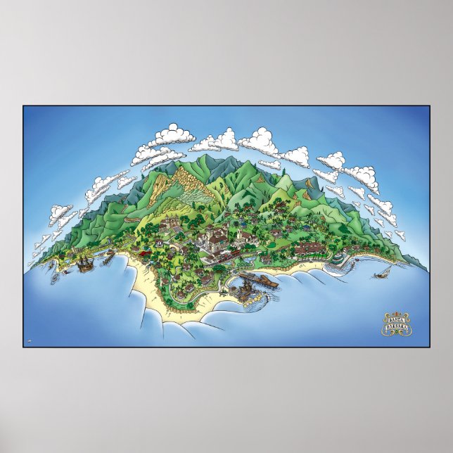 Póster Papais noeis Barbaratopia (Frente)