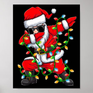 Poster Papais noeis Batidos Xmas Luzes Meninas Meninos Cr