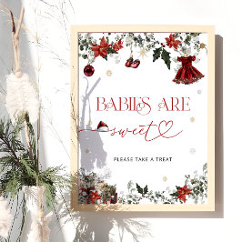 Poster Papais noeis Bebês são doces