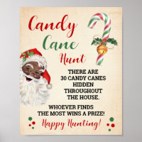 Papais noeis - Candy Cane - Sinal de Jogo de Natal