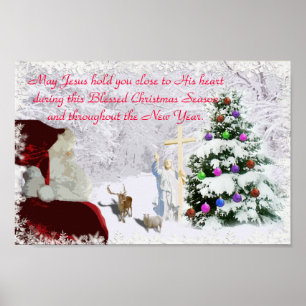 Poster Papais noeis Conhecem Jesus