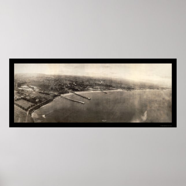 Póster Papais noeis Cruz CA Panorama Foto 1906 (Frente)