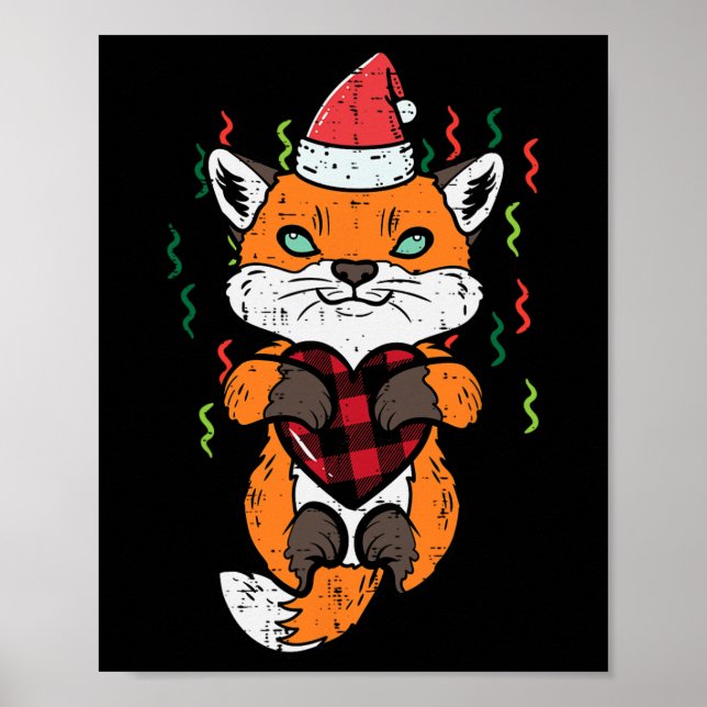 Poster Papais noeis da Raposa de Natal Meninas do Natal M (Frente)
