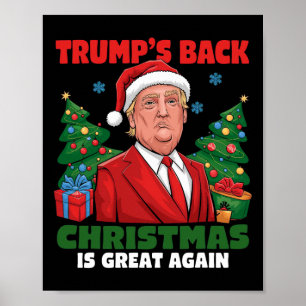 Poster Papais noeis Dança de Trump Tornem o Excelente de