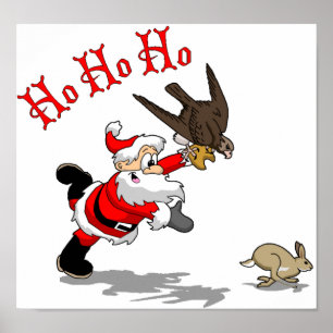 Póster Papais noeis de caça