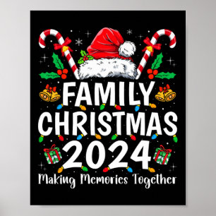 Poster Papais noeis De Esquadrão De Combinação De Natal D