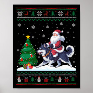 Poster Papais noeis De Luzes De Árvore De Natal Feias And