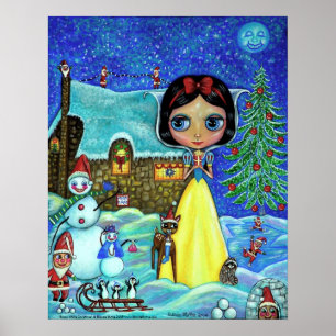Póster Papais noeis de Natal de Garota Grande, Elfos de N