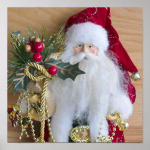 POSTER PAPAIS NOEIS DE NATAL DECORATIVOS