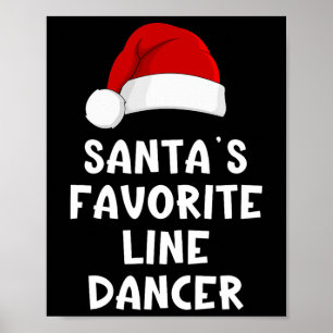Poster Papais noeis de Natal Favoritos Dancer da Linha Fu