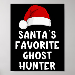 Poster Papais noeis de Natal Favoritos Ghost Hunter Funny