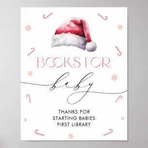 Poster Papais noeis de Natal Livros de Chá de fraldas par