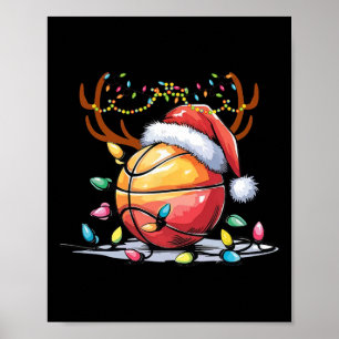 Poster Papais noeis de Natal Reindeer Esporte Homens Cria