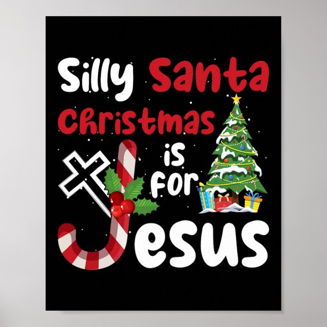 Poster Papais noeis de Natal Religiosos O Natal É Para J (Frente)