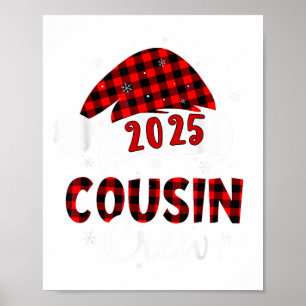 Poster Papais noeis de Xadrez de Buffalo 2025 Cousin Crew