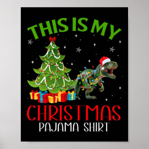 Poster Papais noeis De Xmas Engraçados Luzes Este É Meu C
