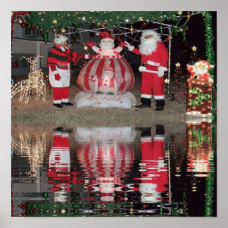 Póster Papais noeis e Sra. Claus