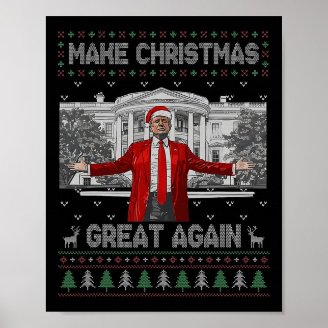 Poster Papais noeis Engraçados Fazem Excelente De Natal N (Frente)