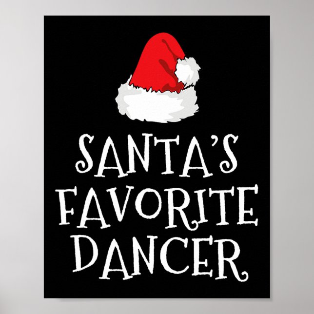 Poster Papais noeis Favoritos Dancer Natal Engraçado Danc (Frente)
