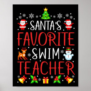 Poster Papais noeis Favoritos Professores Natações Corres