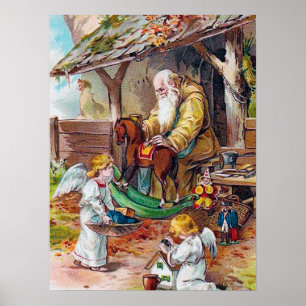 Poster papais noeis festivos