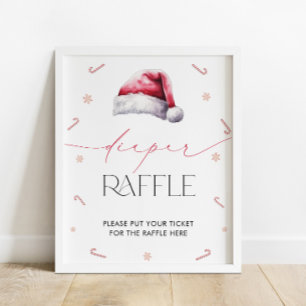 Poster Papais noeis Fralda de Natal Raffle