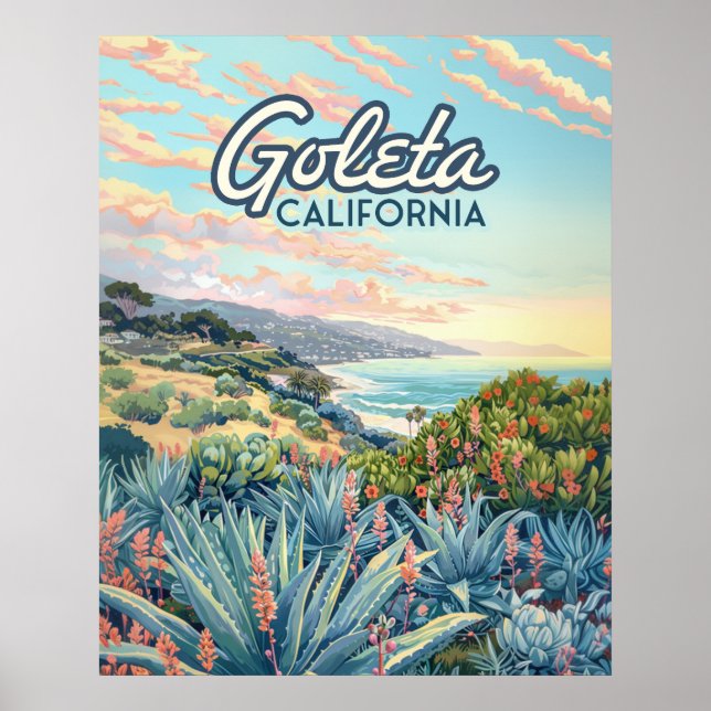 Poster Papais noeis Goleta California Barbara Isla Vista  (Frente)