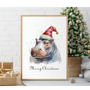 Poster Papais noeis Hippo, personalizado