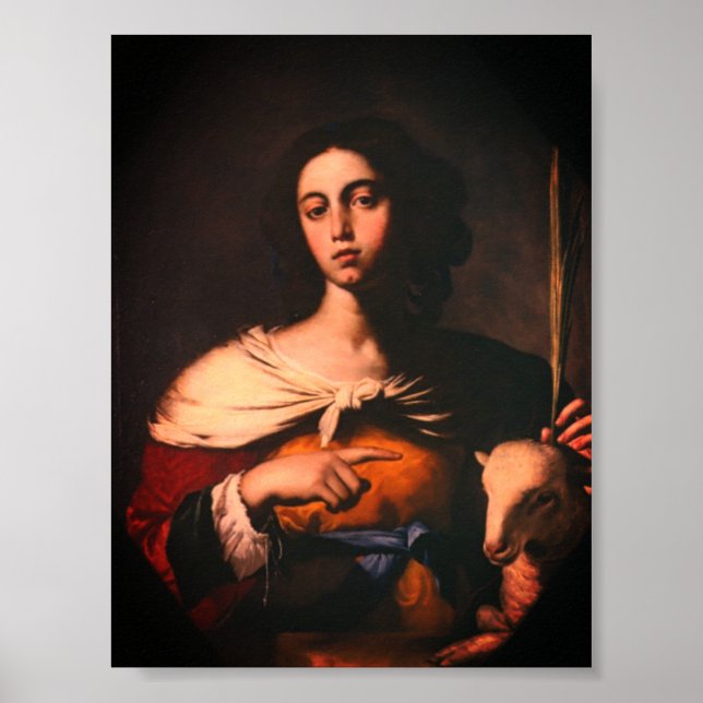 Poster Papais noeis Inés (por Guarino, 1650) (Frente)