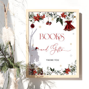 Poster Papais noeis Livros para Bebês e Ofertas Chá de fr