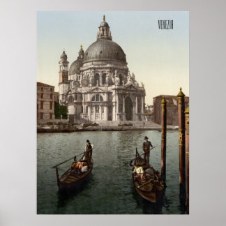 Poster Papais noeis Maria della Salute em Veneza (c. 1900