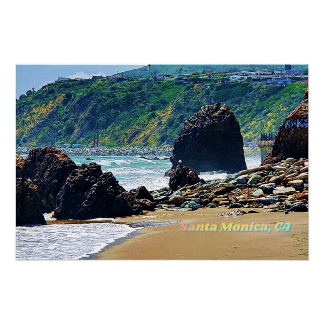 Póster Papais noeis Monica, CA (Frente)