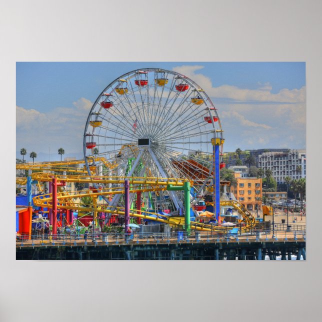 Poster Papais noeis Monica Pier (Frente)