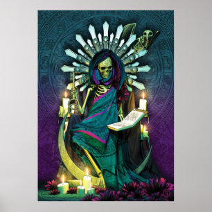 Poster Papais noeis Muerte Tarot - O Alto Sacerdote