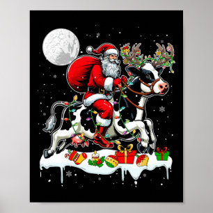 Poster Papais noeis Que Andam Com Uma Revista De Vaca Ama
