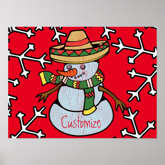 Poster Papais noeis Sombrero Mexicanos Thunder_Cove (Frente)