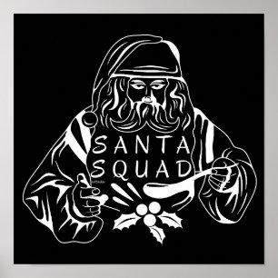 Poster PAPAIS NOEIS SQUAD, ideia de presente de natal eng