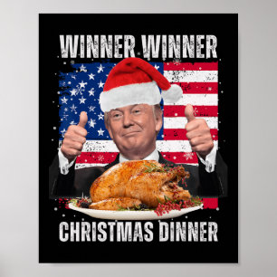 Poster Papais noeis Tremem o Natal Humor Engraçado Trump