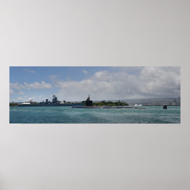 Poster PAPAIS NOEIS USS Fe (SSN 763) (Frente)