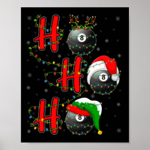 Poster Papais noeis Xmas da Família Correspondentes Ho Ho
