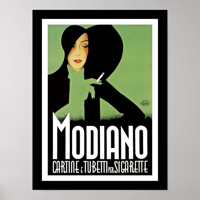 Poster Papéis de Cigarro Modiano (Frente)